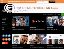 Tablet Screenshot of ericninaltowskiart.com